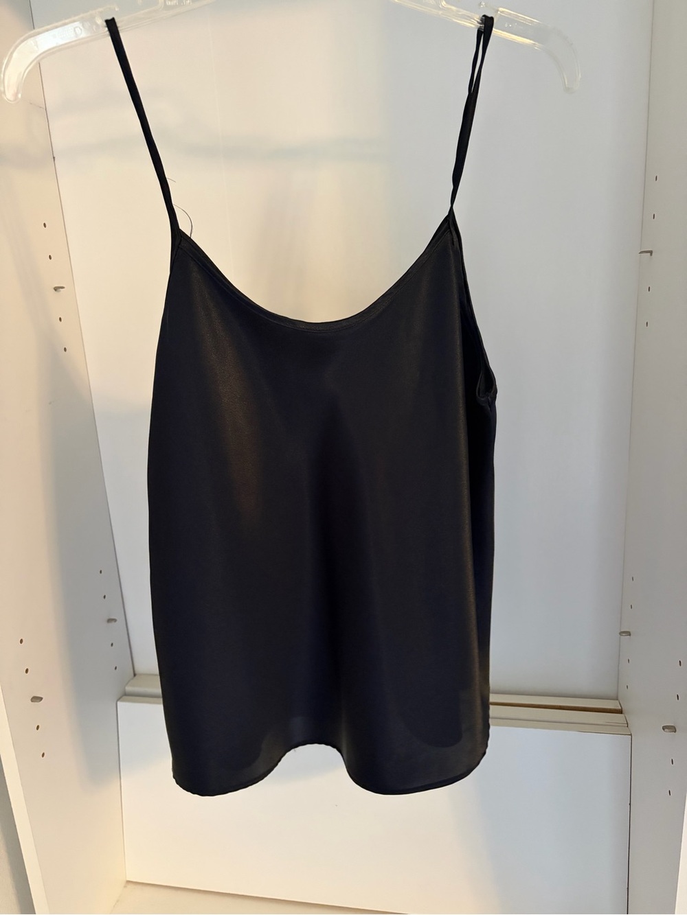 Black Spaghetti Strap Cami Top - Women